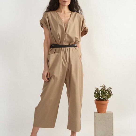 Meg Overthrow Jumpsuit Khaki - Picture 4 of 7